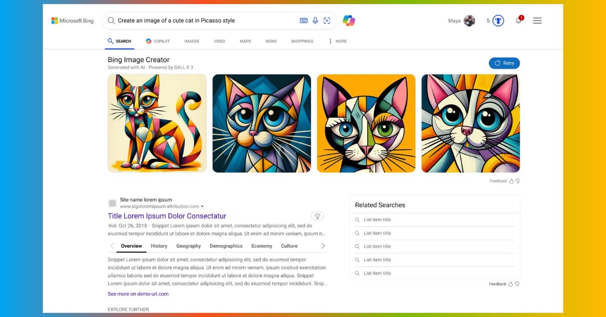Bing Image Creator powered by DALL-E: die kostenlose Bildgenerierung integriert in die Microsoft-Suche
