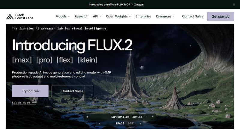 Capture de l'interface Flux en mai 2026