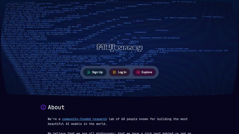 Capture de l'interface Midjourney en mai 2026