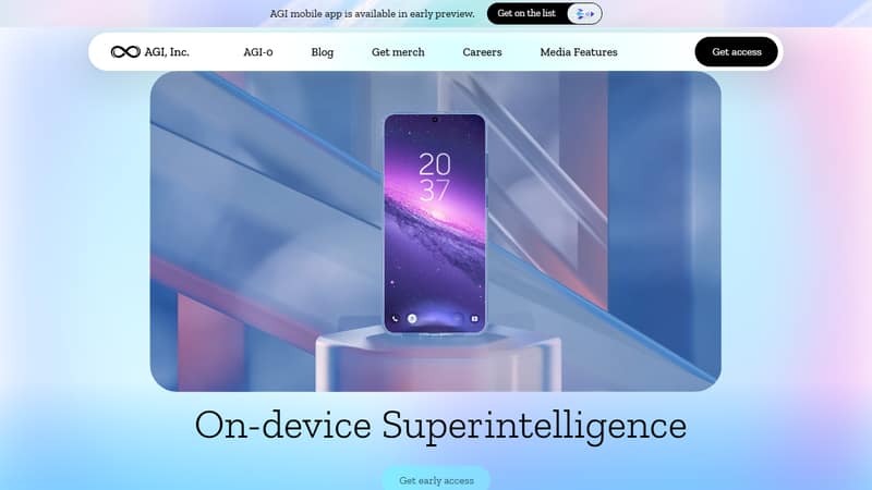 Screenshot of Multi-on's homepage in May 2026